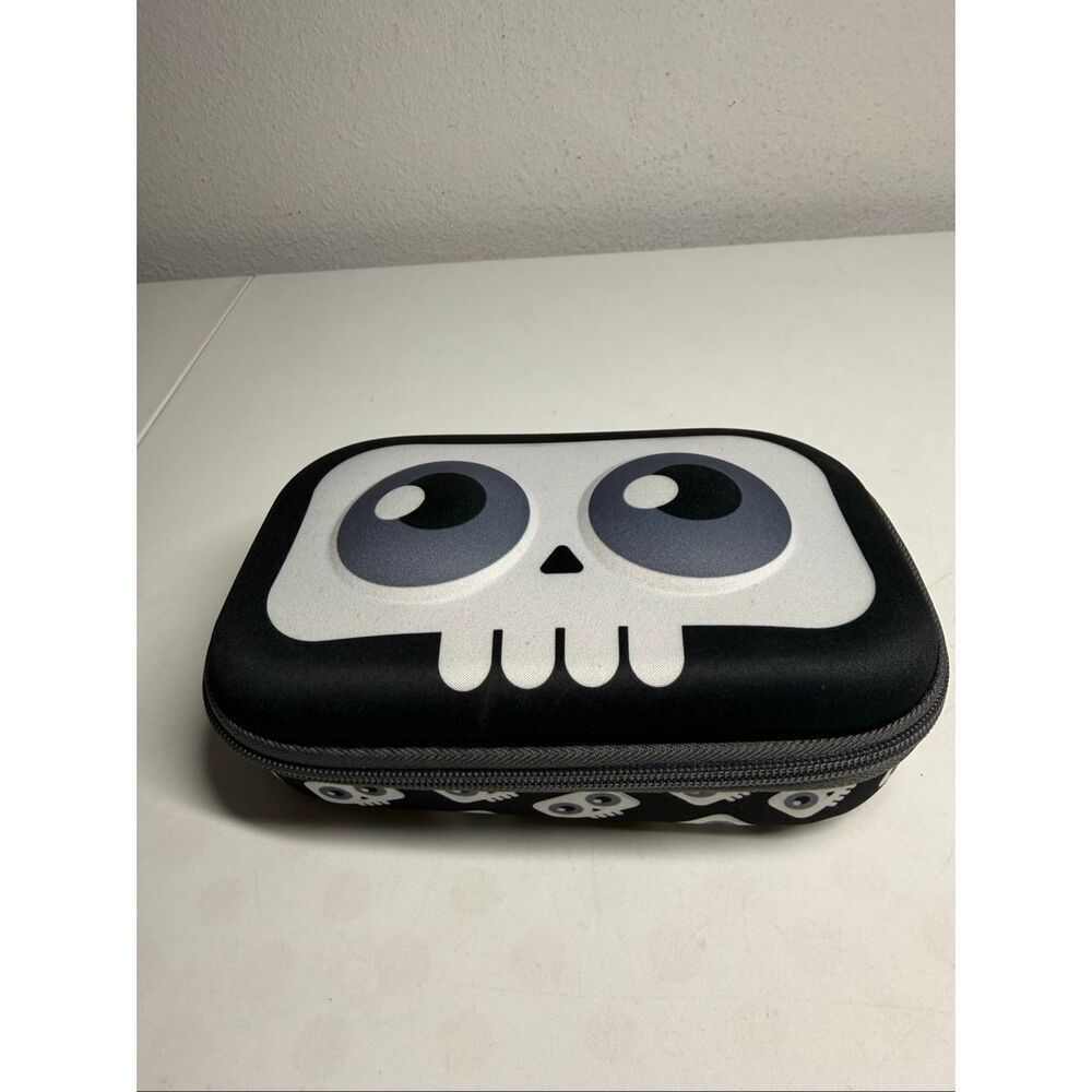 ZIPIT Skull Soft Pencil Pouch Case, Storage Case for Kids, School